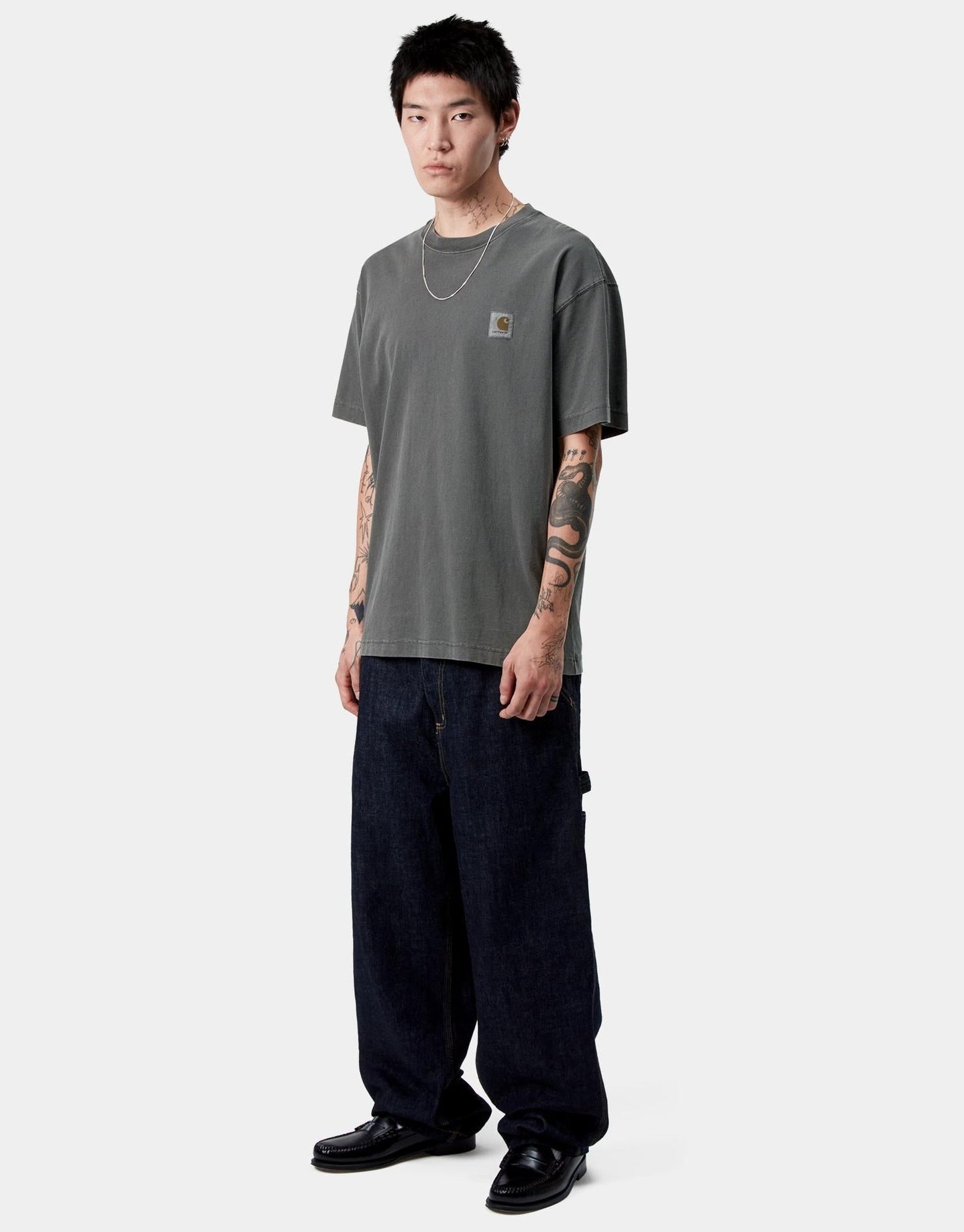 Carhartt WIP Vista T-Shirt Black Garment Dyed