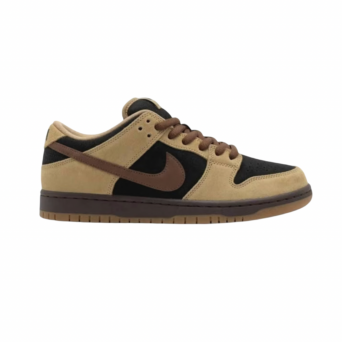 Nike SB Dunk Low Pro Filbert - Light Chocolate - Black - Burgundy Ash