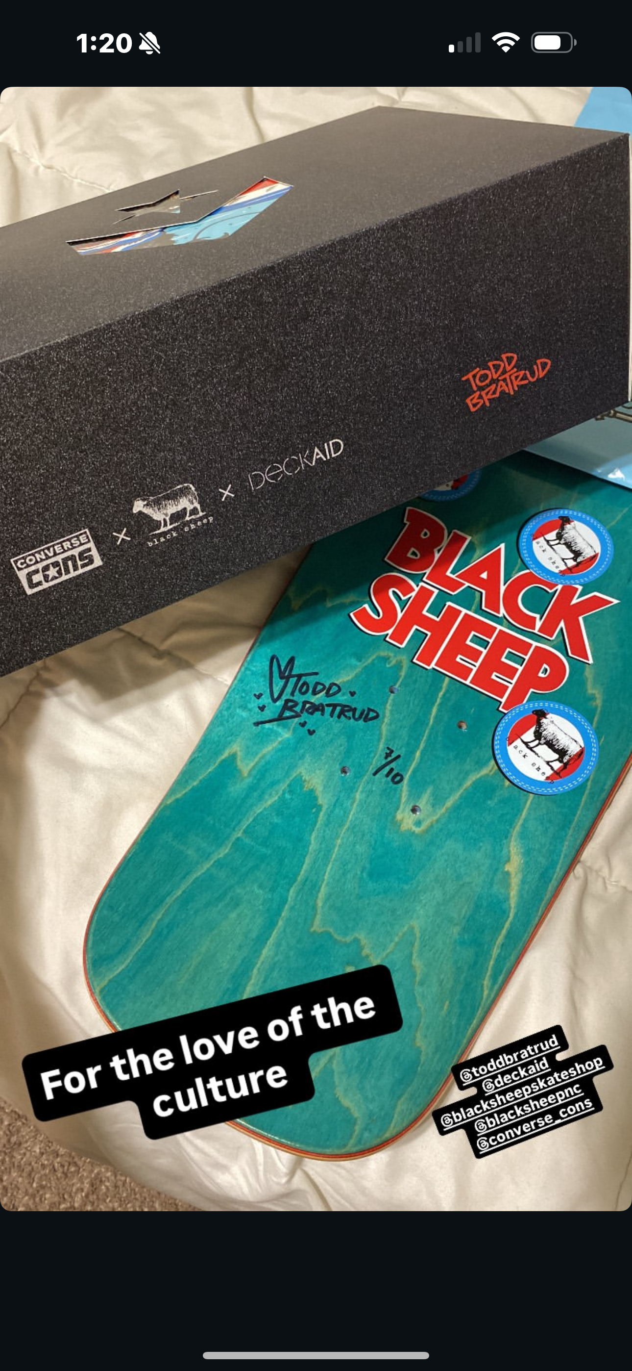 Todd Bratrud x Black Sheep "Farley" Deck Signed Edition 9.0"