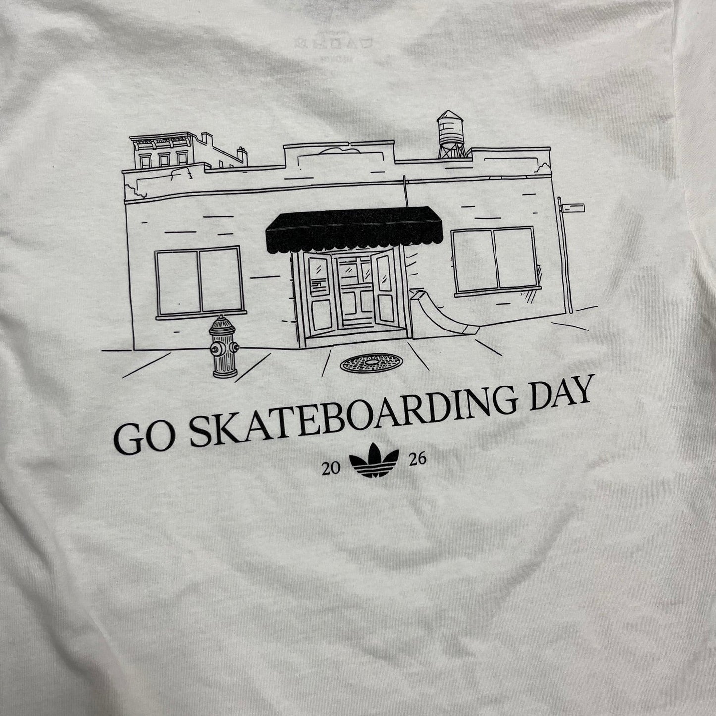Adidas x Black Sheep Go Skate Day Tee White