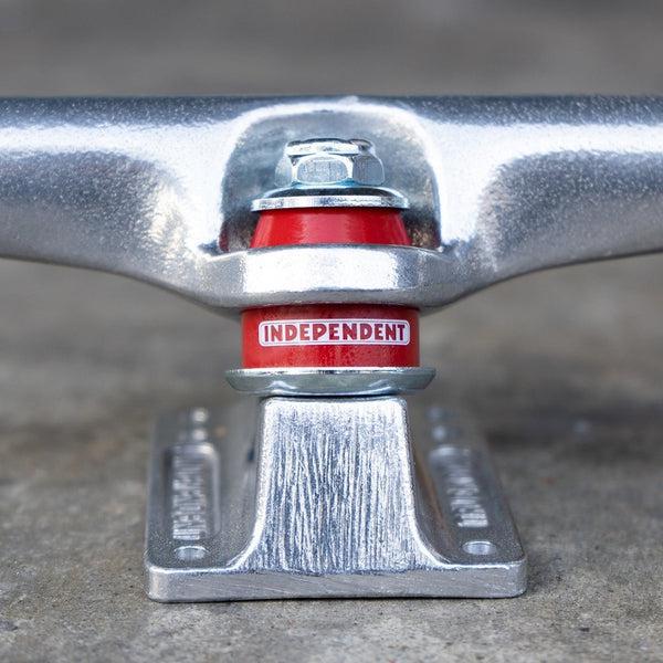 Independent Stage 4 Truck Set 166mm Standard Polished Silver-Black Sheep Skate Shop