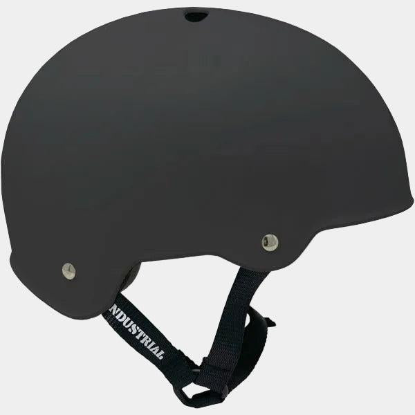 Industrial Skateboard Helmet Matte Black-Black Sheep Skate Shop