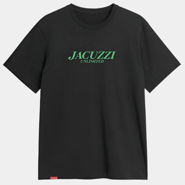 Jacuzzi Unlimited Skateboards Flavor T-Shirt Black-Black Sheep Skate Shop