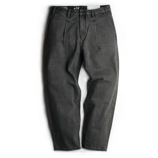 Kennedy Denim Co. Wide Tapered Leg Jean Black Flag-Black Sheep Skate Shop