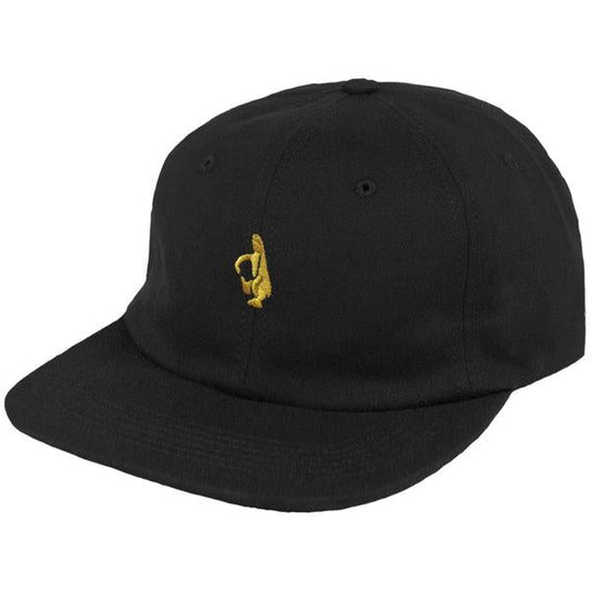 Krooked Shmolo Unstructured Strapback Hat Black-Black Sheep Skate Shop
