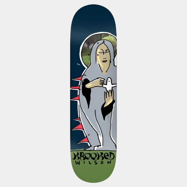 Krooked Skateboards Andrew Wilson Bird Keeper Deck 8.25"-Black Sheep Skate Shop