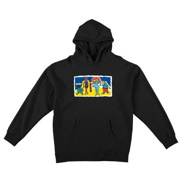 Krooked Skateboards Family Affair Hoody Black-Black Sheep Skate Shop