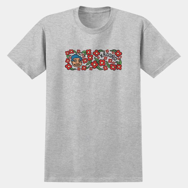 Krooked Skateboards Gonz Sweatpants T-Shirt Heather Grey-Black Sheep Skate Shop