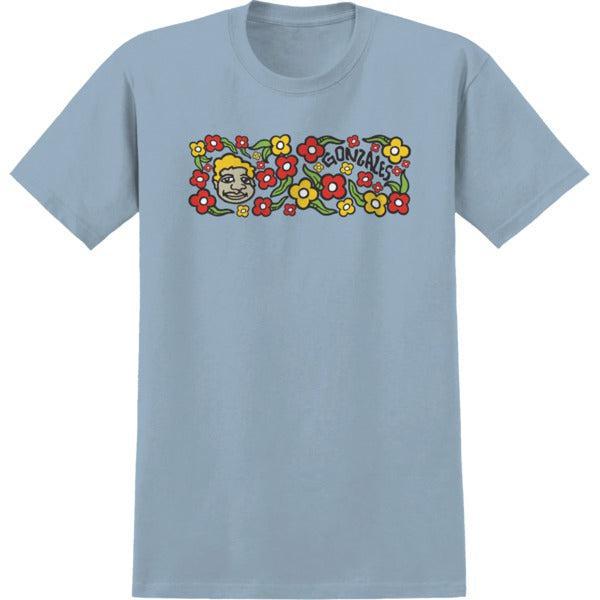 Krooked Skateboards Gonz Sweatpants T-Shirt Light Blue-Black Sheep Skate Shop