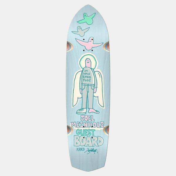 Krooked Skateboards Joel Meinholz Guest Pro Zig Zagger Deck 8.62"-Black Sheep Skate Shop