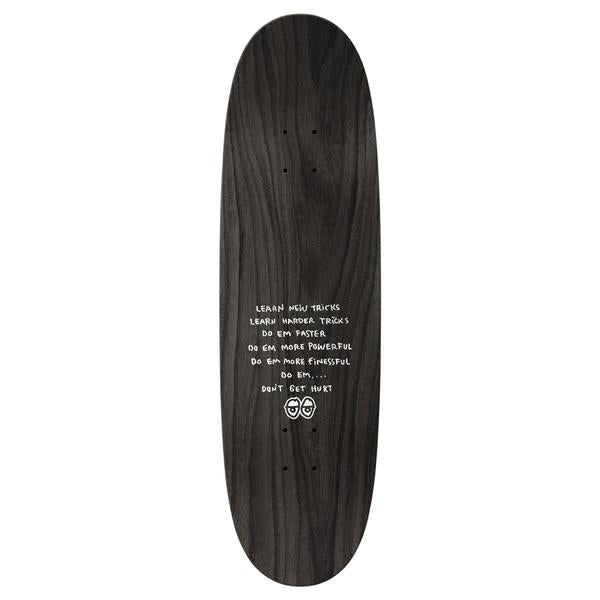 Krooked Skateboards Mark Gonzales Gonz Mermaid Shaped Deck 9.1"-Black Sheep Skate Shop