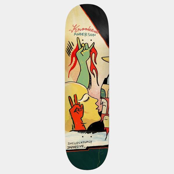 Krooked Skateboards Mike Anderson Three Star Deck 8.38"-Black Sheep Skate Shop