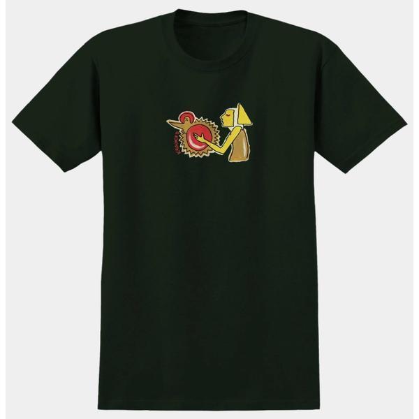 Krooked Skateboards RA T-Shirt Forest Green-Black Sheep Skate Shop
