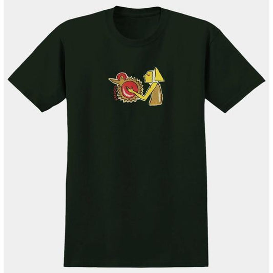 Krooked Skateboards RA T-Shirt Forest Green-Black Sheep Skate Shop