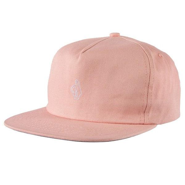 Krooked Skateboards Shmolo Snapback Hat Pink - White-Black Sheep Skate Shop