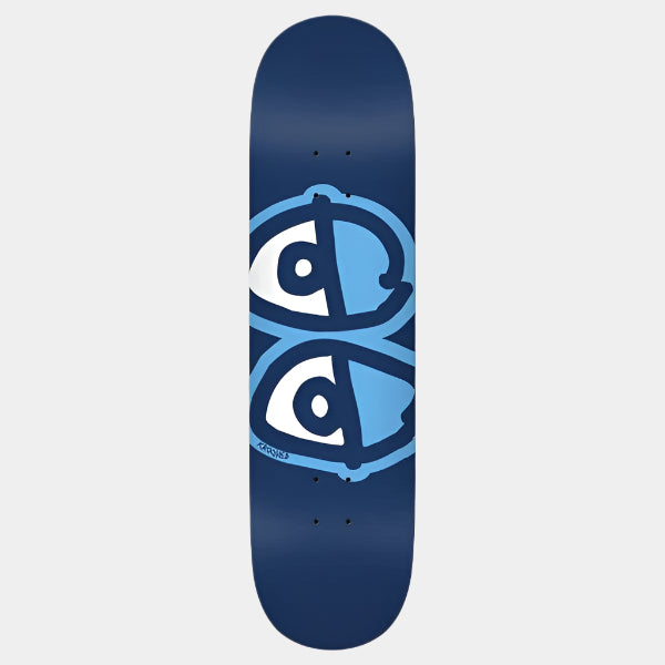 Krooked Skateboards Team Eyes Easy Rider Deck 8.38" Blue-Black Sheep Skate Shop