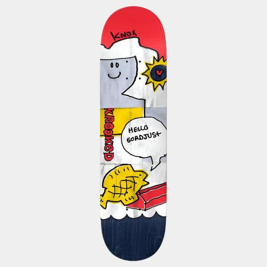 Krooked Skateboards Tom Knox Gordjust Deck 8.5"-Black Sheep Skate Shop