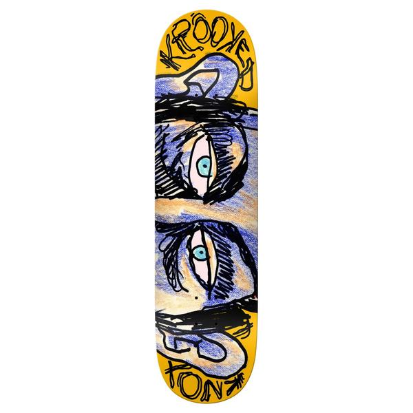 Krooked Skateboards Tom Knox Watcher Deck 8.5"-Black Sheep Skate Shop