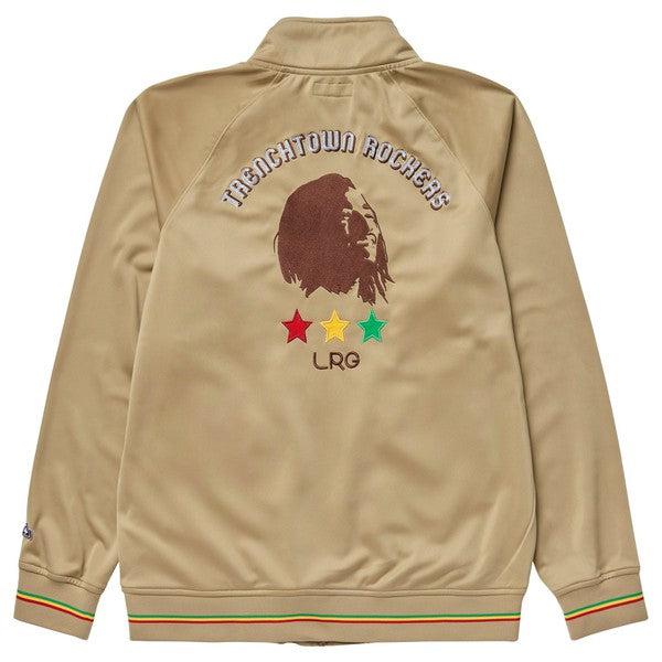 LRG Clothing Trenchtown Track Jacket Khaki-Black Sheep Skate Shop