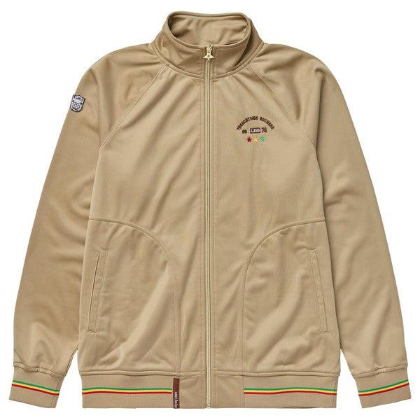 LRG Clothing Trenchtown Track Jacket Khaki-Black Sheep Skate Shop