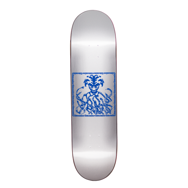 Limosine Skateboards Snake Pit Metallic Silver Deck 8.25"-Black Sheep Skate Shop