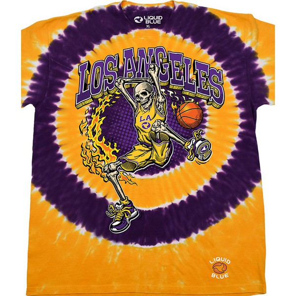 Los Angeles Slam Dunk T-Shirt Multi Tie Dye-Black Sheep Skate Shop