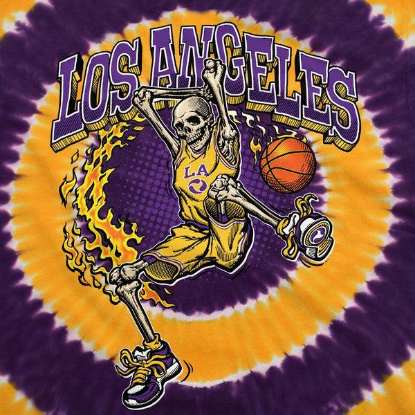 Los Angeles Slam Dunk T-Shirt Multi Tie Dye-Black Sheep Skate Shop
