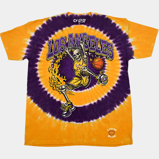 Los Angeles Slam Dunk T-Shirt Multi Tie Dye-Black Sheep Skate Shop