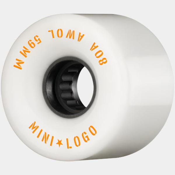 Mini Logo AWOL Cruiser Wheels 80a 59mm White-Black Sheep Skate Shop