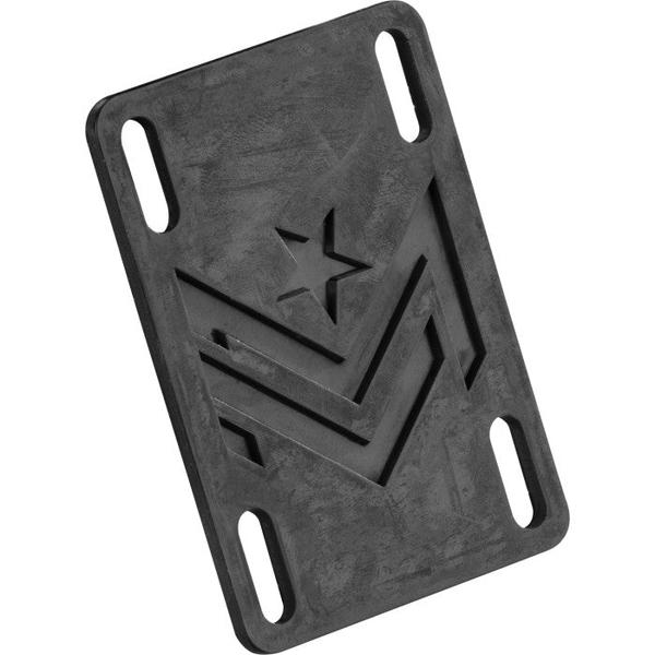Mini Logo .10" Rubber Riser Pad Set 2-Pack Black-Black Sheep Skate Shop