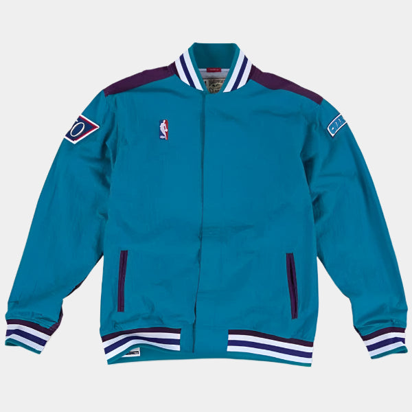 Mitchell & Ness Charlotte Hornets 1996-97 Authentic Warm Up Jacket-Black Sheep Skate Shop