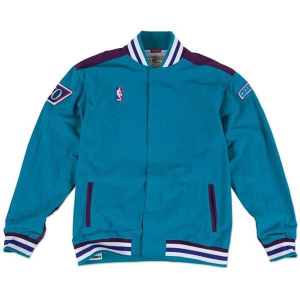 Mitchell & Ness Charlotte Hornets 1996-97 Authentic Warm Up Jacket-Black Sheep Skate Shop