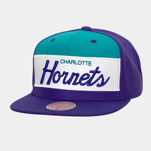 Mitchell & Ness Charlotte Hornets Retro Sport HWC Snapback Hat-Black Sheep Skate Shop