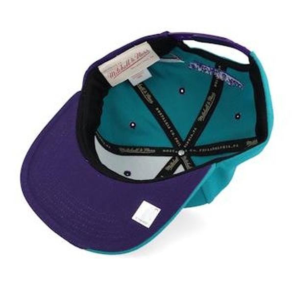 Mitchell & Ness Charlotte Hornets Rising Tide HWC Snapback Hat Teal - Purple-Black Sheep Skate Shop