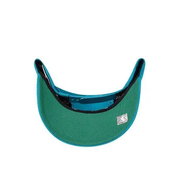 Mitchell & Ness Charlotte Hornets Team Ground 2.0 Stretch Fit HWC Snapback Hat Teal-Black Sheep Skate Shop