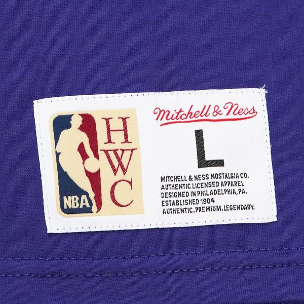 Mitchell & Ness Charlotte Hornets Team OG 3.0 Embroidered T-Shirt Purple - Teal-Black Sheep Skate Shop