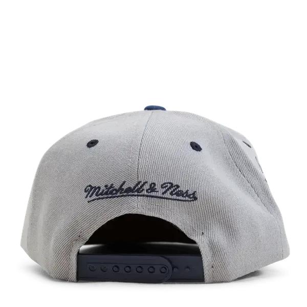 Mitchell & Ness Charlotte Hornets The District HWC Snapback Hat Grey - Navy-Black Sheep Skate Shop