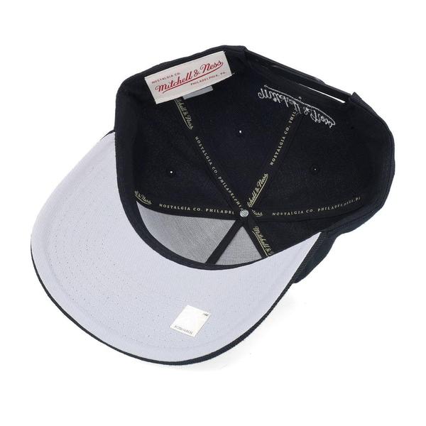 Mitchell & Ness Charlotte Hornets Tilted Pro HWC Snapback Hat Black-Black Sheep Skate Shop