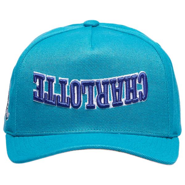 Mitchell & Ness Charlotte Hornets Upside Pro HWC Snapback Hat Teal-Black Sheep Skate Shop