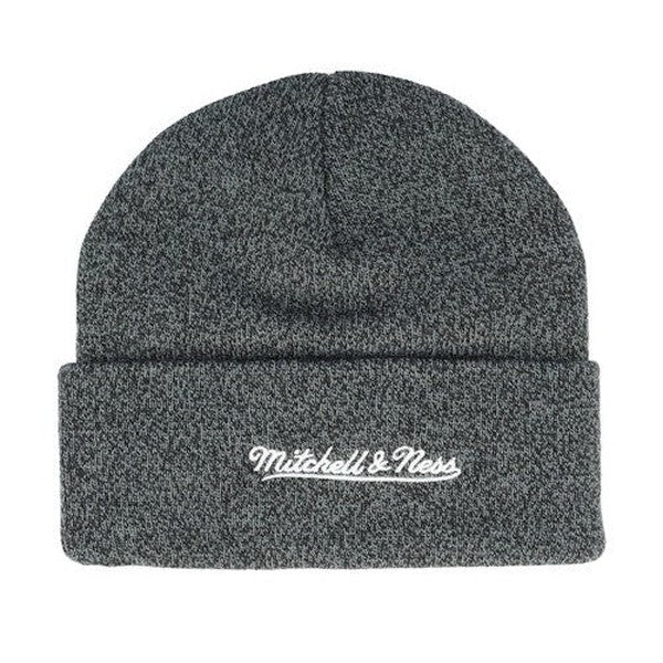 Mitchell & Ness Charlotte Hornets XL Logo Patch HWC Beanie Charcoal-Black Sheep Skate Shop