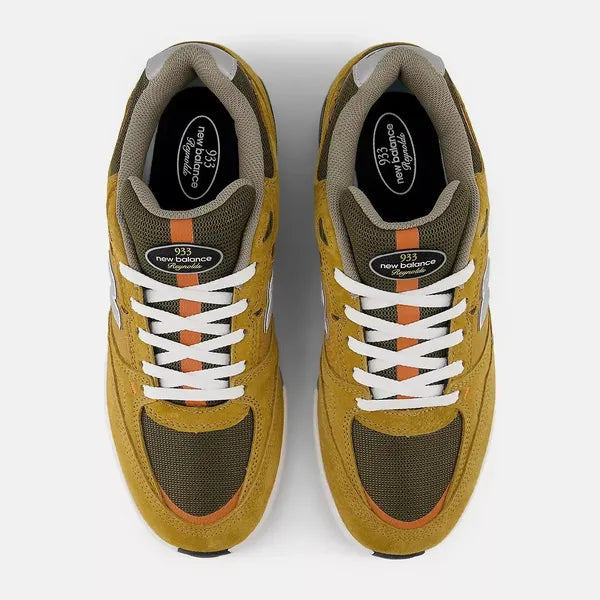 New Balance Numeric Andrew Reynolds 933 NM933MNO Camel - Dark Brown-Black Sheep Skate Shop