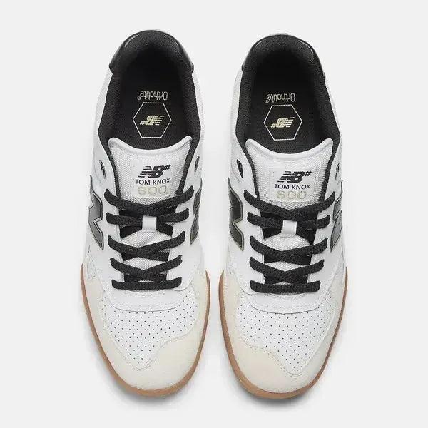 New Balance Numeric Tom Knox 600 NM600WTA White - Black-Black Sheep Skate Shop