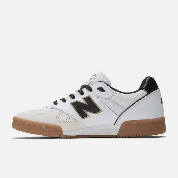 New Balance Numeric Tom Knox 600 NM600WTA White - Black-Black Sheep Skate Shop