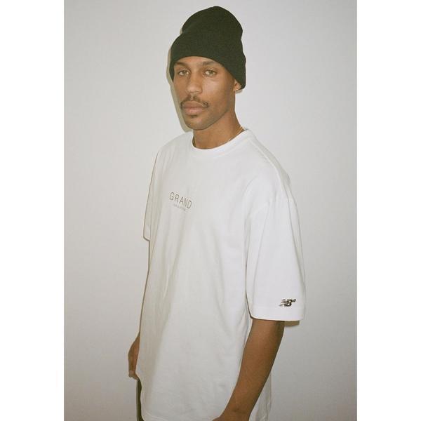 New Balance Numeric x Grand Collection T-Shirt White-Black Sheep Skate Shop