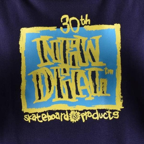 New Deal Skateboards 30th Anniversary Original Napkin Logo Hoody Navy-Black Sheep Skate Shop