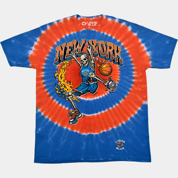 New York Slam Dunk T-Shirt Multi Tie Dye-Black Sheep Skate Shop