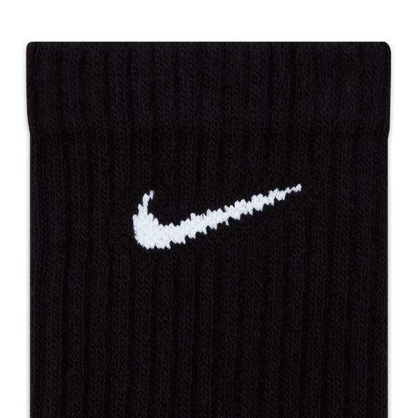 Nike Everyday Crew Socks 3-Pack Black-Black Sheep Skate Shop