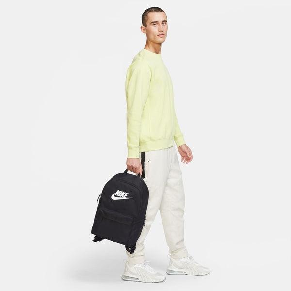 Nike Heritage 25L Backpack Black - White-Black Sheep Skate Shop