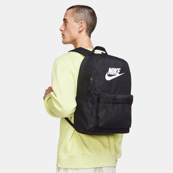 Nike Heritage 25L Backpack Black - White-Black Sheep Skate Shop