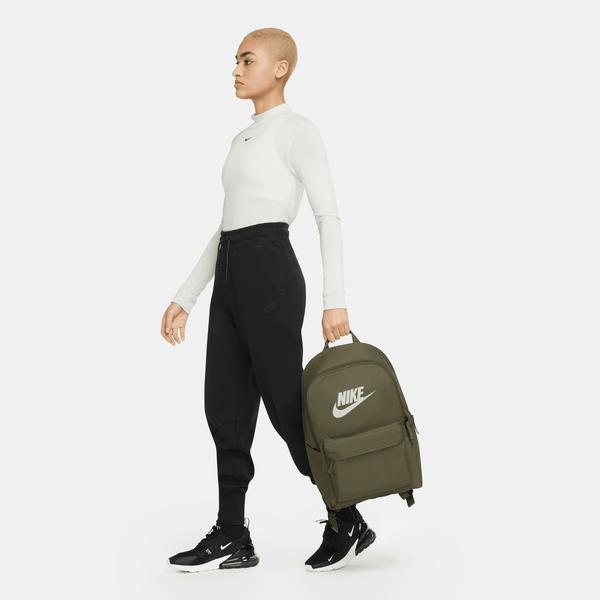 Nike Heritage 25L Backpack Medium Olive - Summit White-Black Sheep Skate Shop